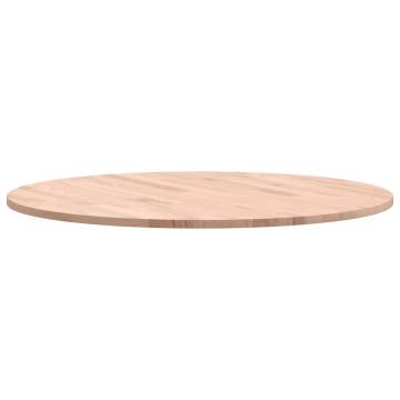  Table Top Ø70x1.5 cm Round Solid Wood Beech