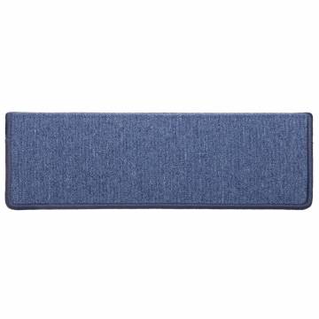  Stair Mats 5 pcs 65x21x4 cm Blue