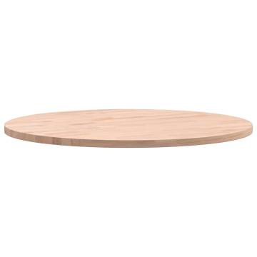  Table Top Ø50x1.5 cm Round Solid Wood Beech