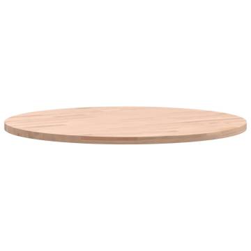  Table Top Ø50x1.5 cm Round Solid Wood Beech