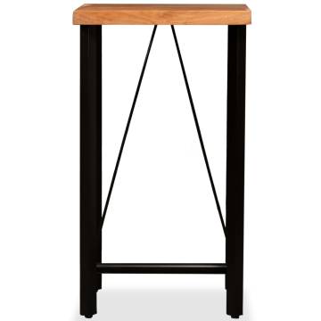  Bar Table Solid Acacia Wood 60x60x107 cm