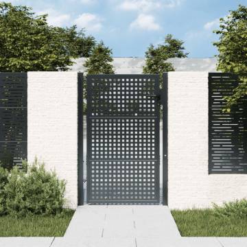  Garden Gate Anthracite 105x175 cm Steel