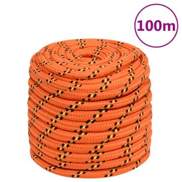  Boat Rope Orange 18 mm 100 m Polypropylene