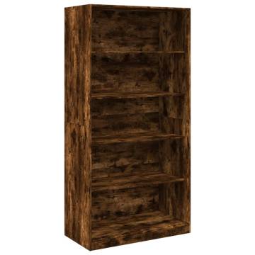  Wardrobe Smoked Oak 100x50x200 cm Engineered Wood