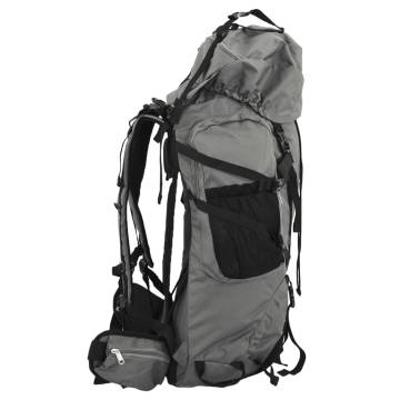  Hiking Backpack Grey 80 L Oxford Fabric