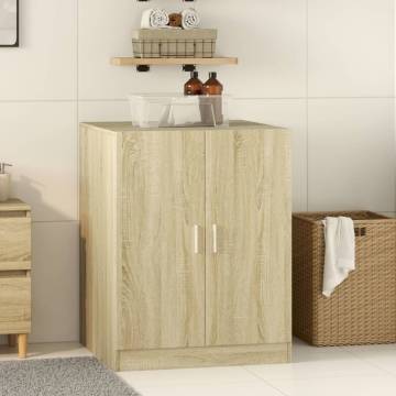  Washing Machine Cabinet Sonoma Oak 70.5x71.5x91.5 cm