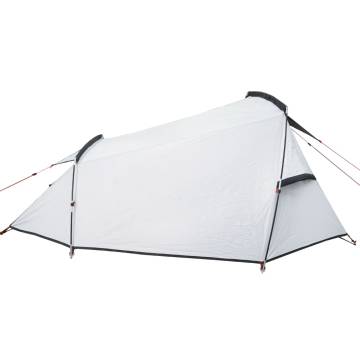  Camping Tent Tunnel 2-Person White Blackout Fabric Waterproof