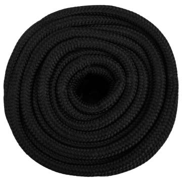 Boat Rope Full Black 16 mm 100 m Polypropylene