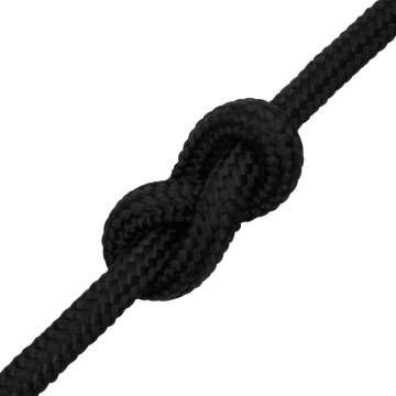 Boat Rope Full Black 16 mm 100 m Polypropylene