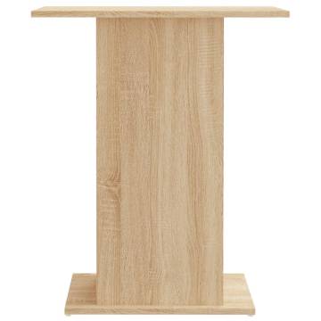 Aquarium Stand Sonoma Oak 60.5x36x72.5 cm Engineered Wood