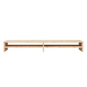 Monitor Stand 100x24x13 cm Solid Wood Pine