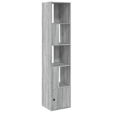  Bookcase Grey Sonoma 40x36x189 cm Engineered Wood