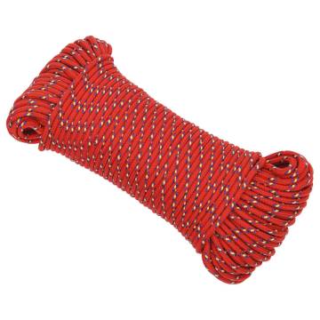  Boat Rope Red 5 mm 100 m Polypropylene