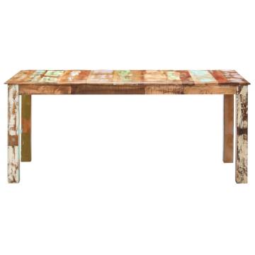  Dining Table Solid Reclaimed Wood 180x90x76 cm