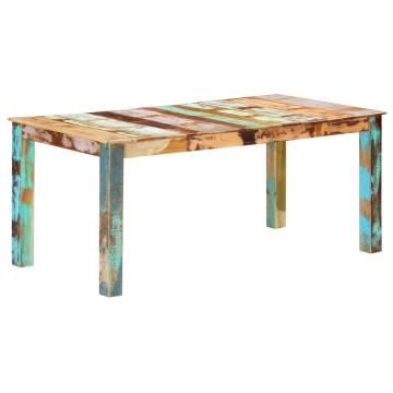  Dining Table Solid Reclaimed Wood 180x90x76 cm