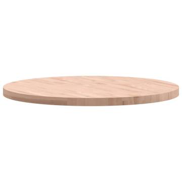  Table Top Ø90x4 cm Round Solid Wood Beech