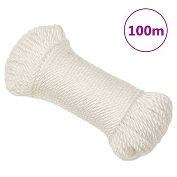  Work Rope White 3 mm 100 m Polypropylene