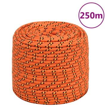  Boat Rope Orange 6 mm 250 m Polypropylene