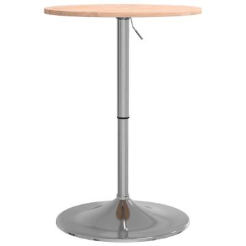  Bar Table Ø50x89.5 cm Solid Wood Beech