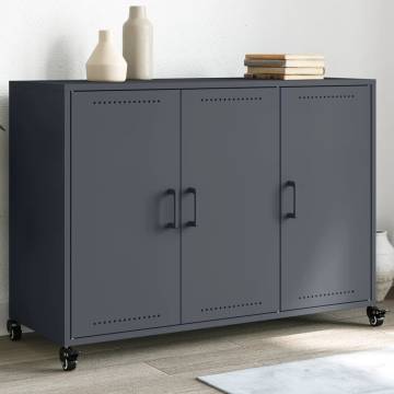  Sideboard Anthracite 100.5x39x72 cm Cold-rolled Steel