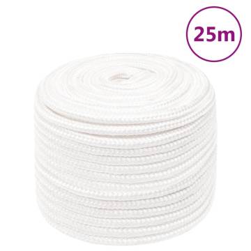  Boat Rope Full White 12 mm 25 m Polypropylene