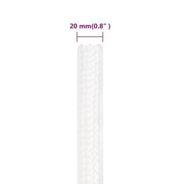  Boat Rope Full White 20 mm 50 m Polypropylene