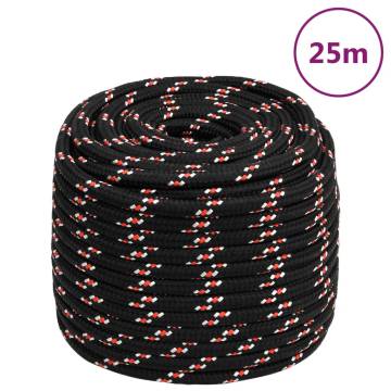  Boat Rope Black 18 mm 25 m Polypropylene