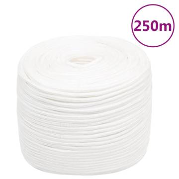  Boat Rope Full White 6 mm 250 m Polypropylene