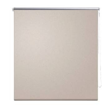 Roller Blind Blackout 40 x 100 cm Beige