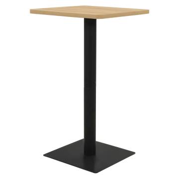  Bistro Table Oak Colour 70x70x107 cm