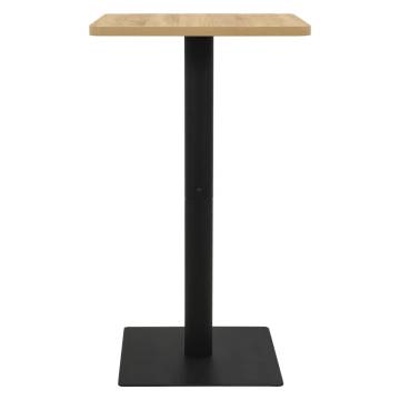  Bistro Table Oak Colour 70x70x107 cm