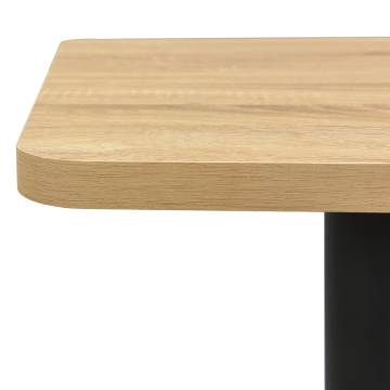  Bistro Table Oak Colour 70x70x107 cm