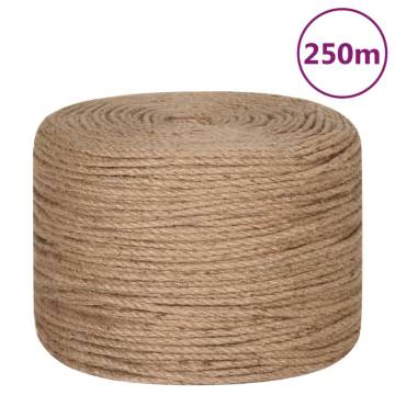  Jute Rope 250 m Long 4 mm Thick