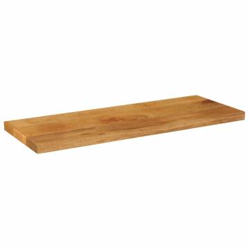  Table Top 70x40x2.5 cm Rectangular Solid Wood Mango