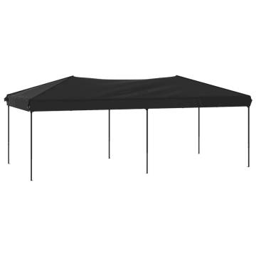  Folding Party Tent Black 3x6 m