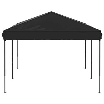  Folding Party Tent Black 3x6 m