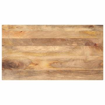  Table Top 100x60x3.8 cm Rectangular Solid Wood Mango