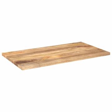  Table Top 100x60x3.8 cm Rectangular Solid Wood Mango