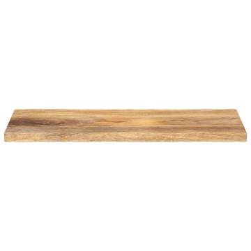  Table Top 90x40x3.8 cm Rectangular Solid Wood Mango