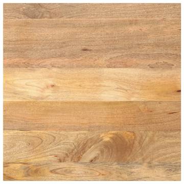  Table Top 90x90x3.8 cm Square Solid Wood Mango