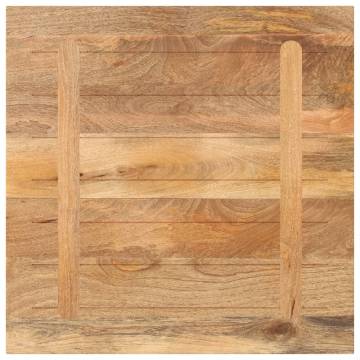  Table Top 90x90x3.8 cm Square Solid Wood Mango