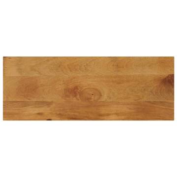  Table Top 90x20x2.5 cm Rectangular Solid Wood Mango