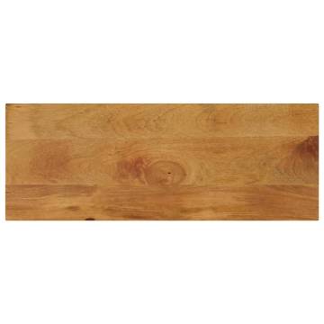  Table Top 70x30x3.8 cm Rectangular Solid Wood Mango