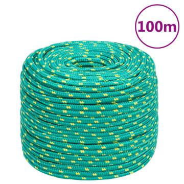  Boat Rope Green 8 mm 100 m Polypropylene