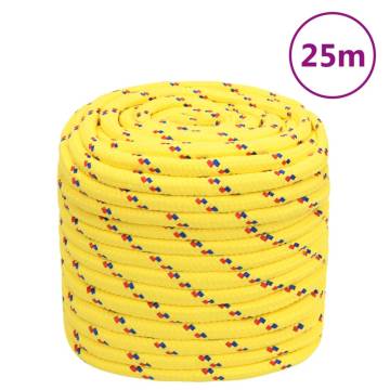  Boat Rope Yellow 16 mm 25 m Polypropylene