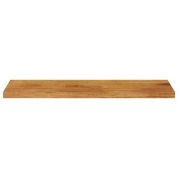  Table Top 80x40x2.5 cm Rectangular Solid Wood Mango