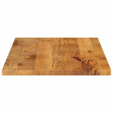  Table Top 120x60x2.5 cm Rectangular Solid Wood Mango