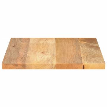  Table Top 60x50x2.5 cm Rectangular Solid Wood Mango