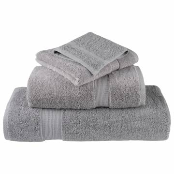  Premium Sauna Towels SOLUND 10pcs Grey 80x200cm 600gsm