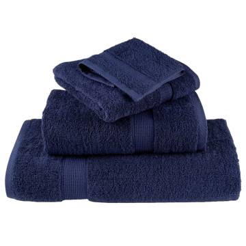  Premium Soap Towels SOLUND 10pcs Navy Blue 30x30cm 600gsm